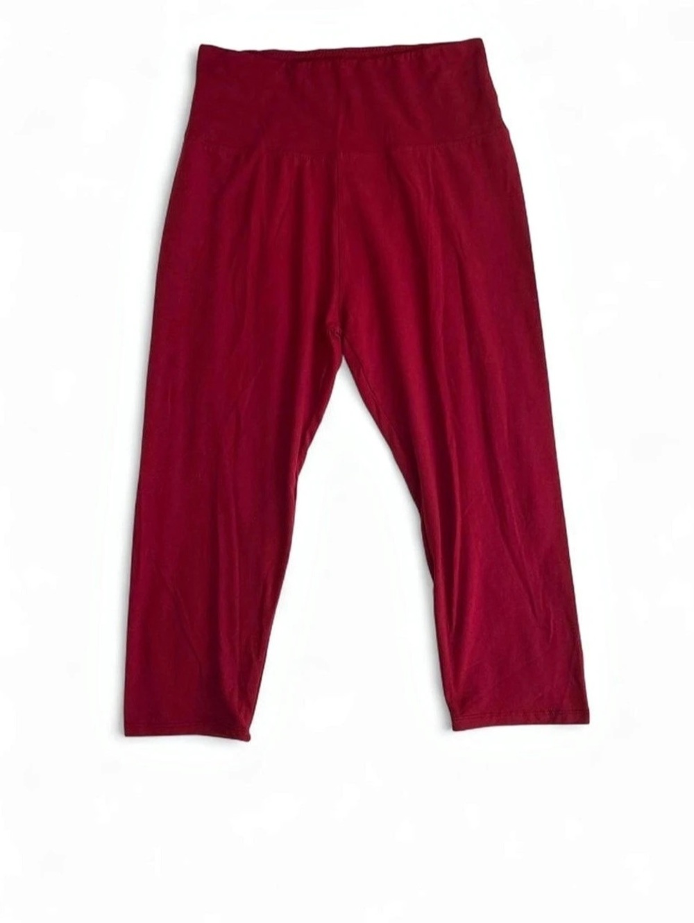 Red Capri Leggings